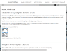 Tablet Screenshot of nimba.cz